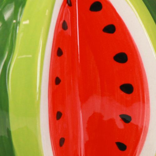 Artikel Keramisk vase vandmelon dekorativ vase keramik H12cm