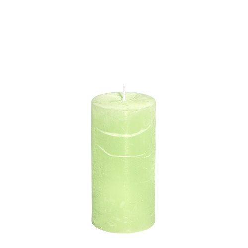 Candle Mint 50mm x 100mm farvet 4stk