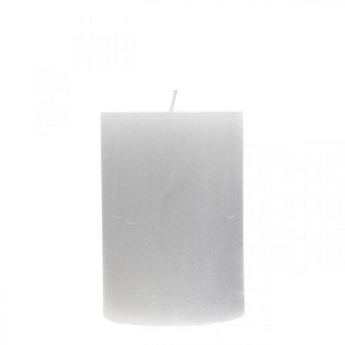 Søjlelys ensfarvede lysegrå 70×100mm 4stk