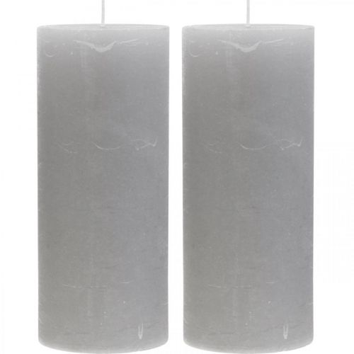 Artikel Søjlelys ensfarvede lysegrå 85×200mm 2 stk