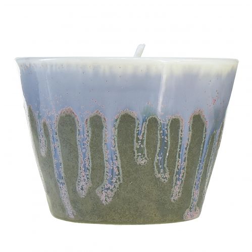Artikel Citronella lys i potte keramik vintage grøn Ø8,5cm