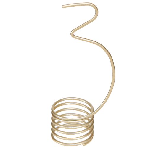 Floristik24 Lysdekoration adventstal 1-4 mat guld metal H10cm 4 stk