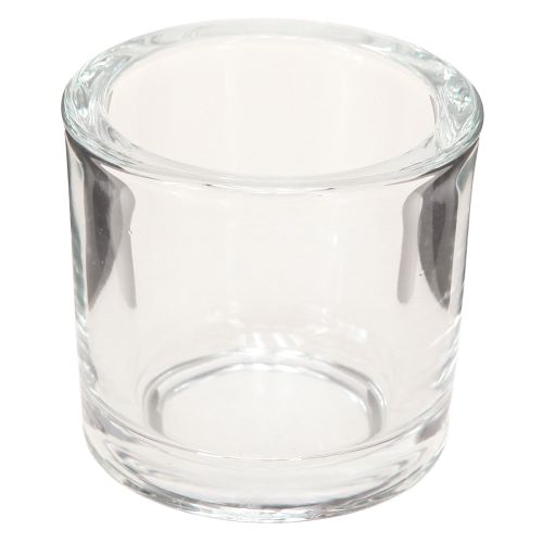 Stearinlys Glaspotte Mini Glasspand Klar Ø6,5cm H6cm 6stk