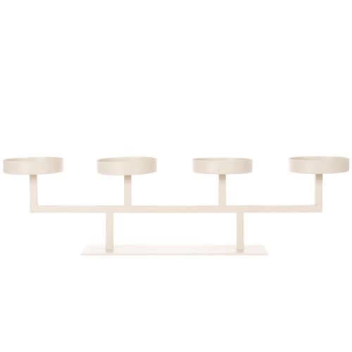 Moderne lysestage med fire lysestager, 47 cm | Floristik24.dk