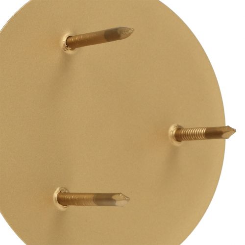 Floristik24 Lysestage Ø5cm guldmatt 4stk