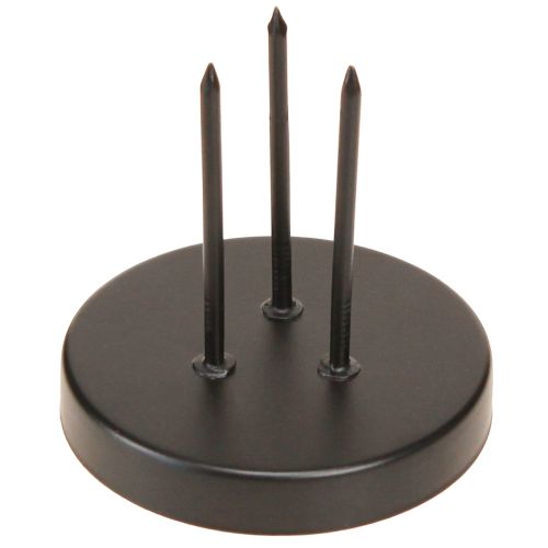 Artikel Lysestager adventskrans metal sort mat Ø8cm 4 stk