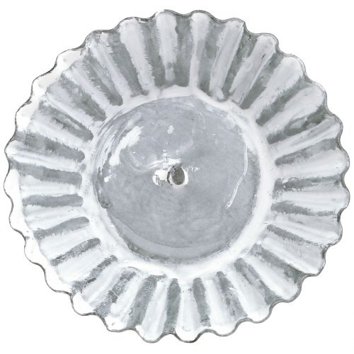 Artikel Lysestage bradepande grå Ø8,5cm H7,5cm 4stk