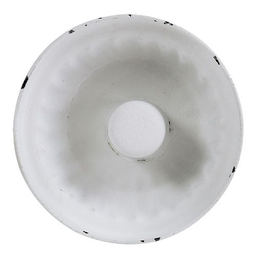 Artikel Lysestage bageplade hvid Ø5,3cm H2cm