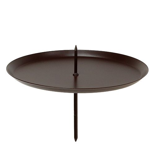 Artikel Lysestage brun Ø10cm 4 stk