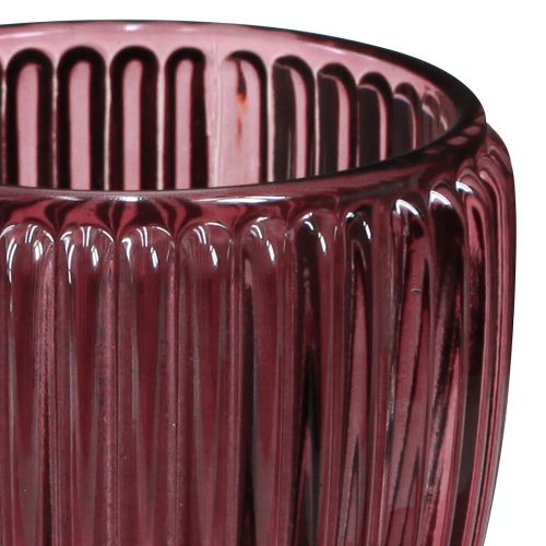Artikel Lysestage glas Berry lanterne retro Ø7cm H7cm 6 stk