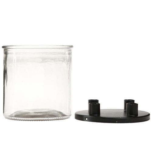 Artikel Lysestage glas Stang lysestage dekorationsglas H11cm Ø10cm