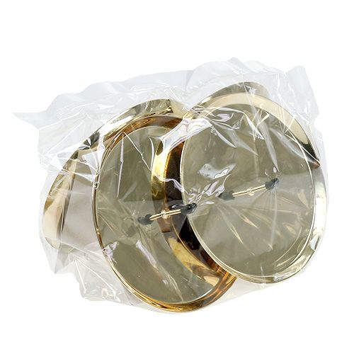 Artikel Lysestage guld Ø10cm 4 stk
