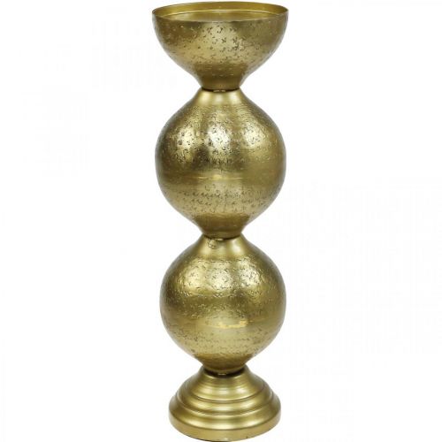 Floristik24 Lysestage orientalsk fyrfadsstage metal 39,5cm