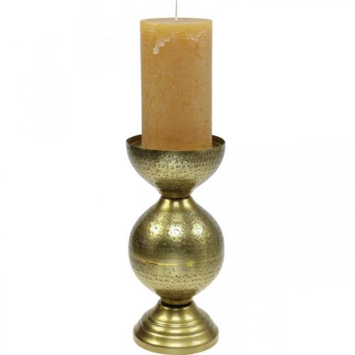 Artikel Lysestage orientalsk fyrfadsstage metal 25cm