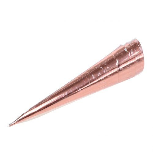 Floristik24 Lysestager kobber Ø4,5cm H14cm 8stk