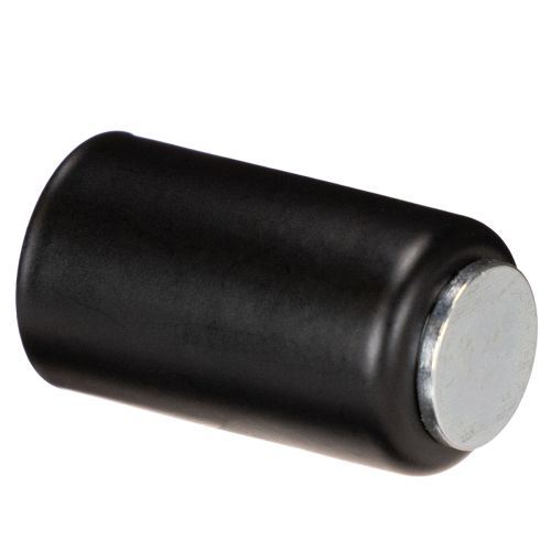 Rund magnetisk lysestage, mat sort, til 25 mm koniske lys, 4 stk. | Floristik24.dk