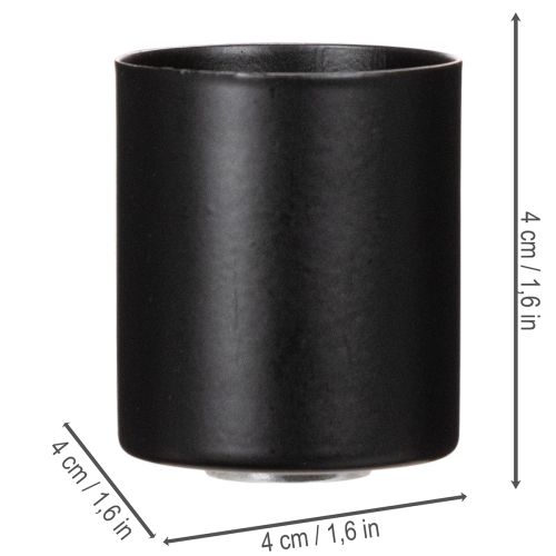 Magnetisk lysestage, mat finish, 4 cm, 4 stk. | Floristik24.dk