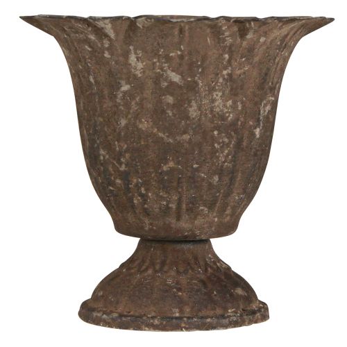 Artikel Lysestage trofæ antik pind lysestage metal Ø10cm H9,5cm