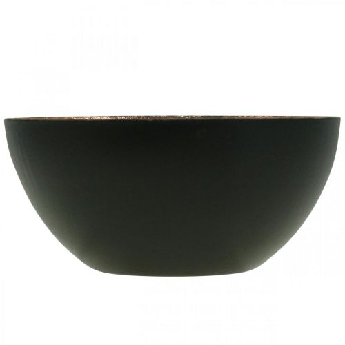 Floristik24 Lysestage sort, bronze lys dekoration Ø7,5cm H3,5cm