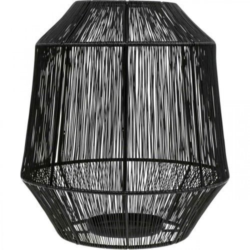 Artikel Lysestage Sort Deco Lanterne Trådkurv Ø24cm H28cm