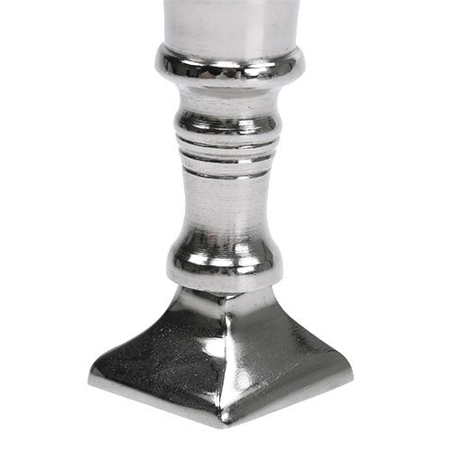 Floristik24 Lysestage sølv Ø1.1cm H7cm 1p