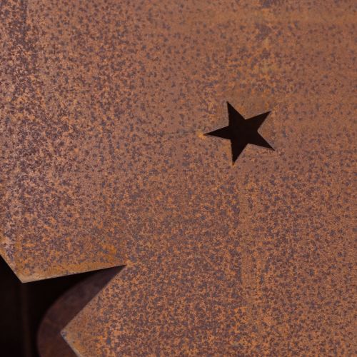 Artikel Julelysholdere, rustik finish, 40/50 cm høje, sæt med 2