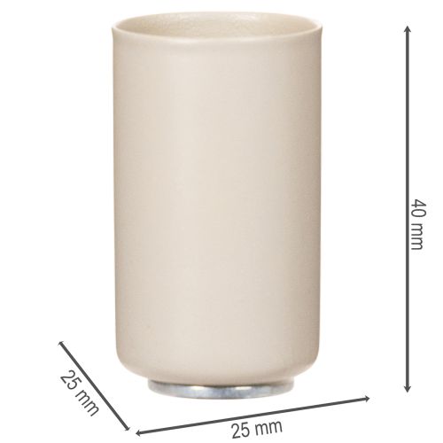 Stagelysholder med magnet 25 mm 4 stk. | Floristik24.dk