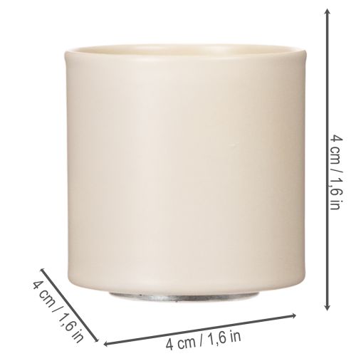 Magnetiske lysestager til tykke, koniske lys (4 cm), 4 stk. | Floristik24.dk