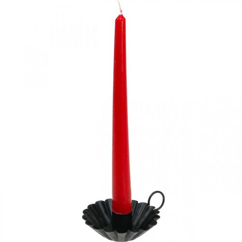 Artikel Lysestage sort Lysestage metal borddekoration Ø9,5cm H3cm