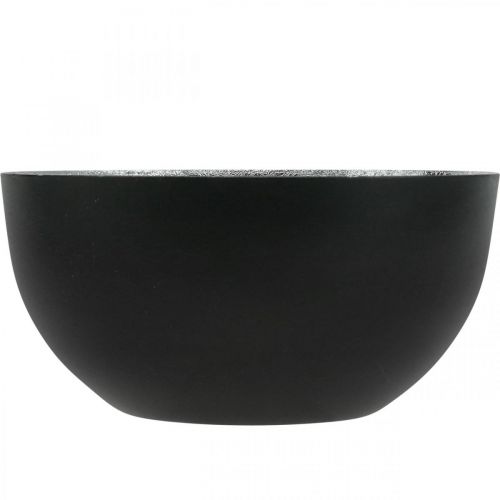 Artikel Lysestage Sort Sølv Lysestage Ø13cm H6,5cm