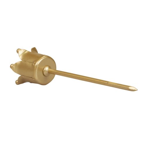 Floristik24 Lysestage adventskrans lysestage guld krone Ø2,5cm 4 stk