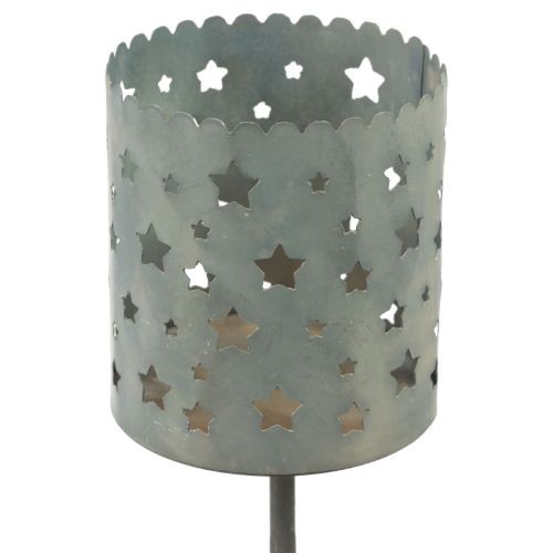 Floristik24 Lysestage til klæbning af adventskrans Ø6,5cm H14cm 4 stk