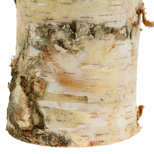 Floristik24 Lysestage birk Ø8cm H14cm