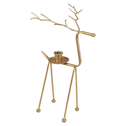 Floristik24 Lysestage metal hjorte dekorativ lysestage H38,5cm