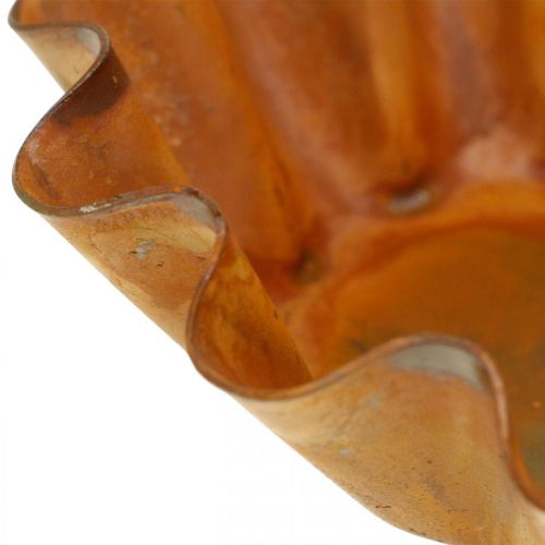 Artikel Kagefad, lysestage, metalplade, rustfrit stålgitter Ø11,5cm H4cm 4stk