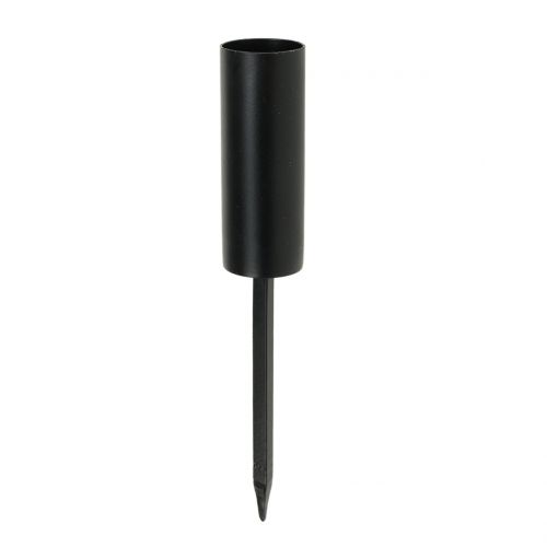 Artikel Lysestage sort til pindelys 15cm 4stk
