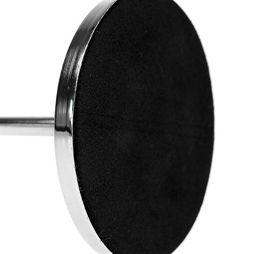 Floristik24 Lysestage til spidsstearinlys sølv 30cm