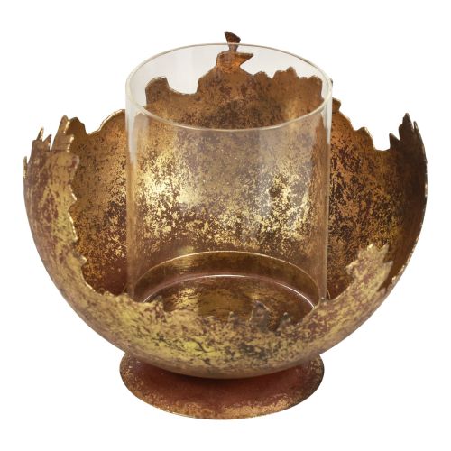 Floristik24 Borddekoration julelanterne metal antik 12cm Ø15cm