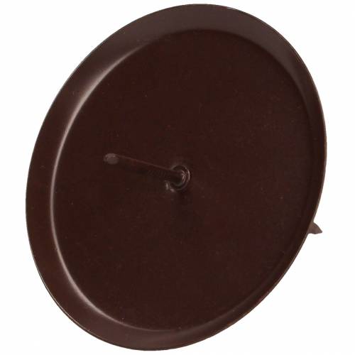 Lysestage brun Ø6cm 4stk