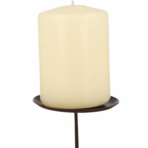 Artikel Lysestage brun Ø6cm 4 stk