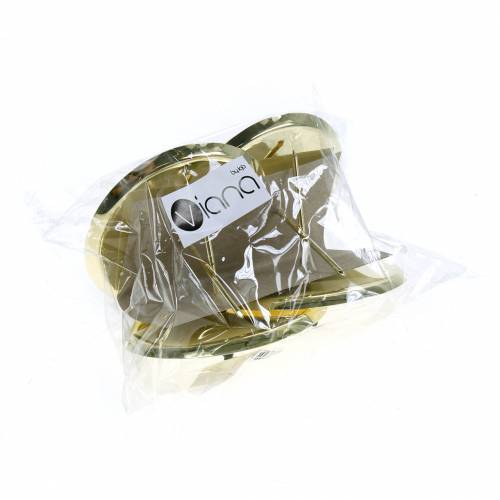 Artikel Lysestage guld Ø6cm 4 stk