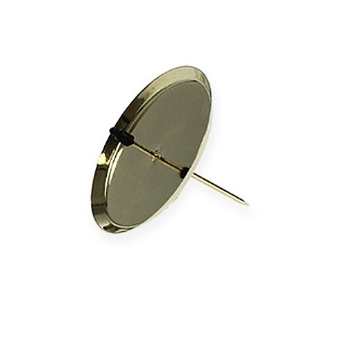 Artikel Lysestage guld Ø7cm 4 stk