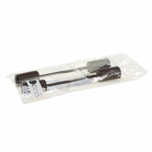 Artikel Lysestage til pindelys brun Ø2,3cm H14cm 4 stk