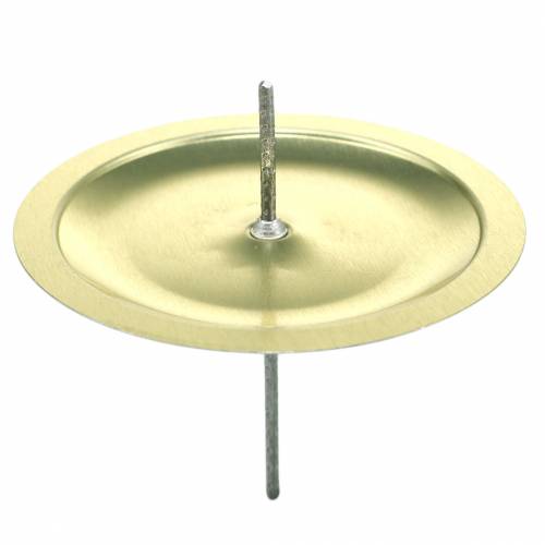 Floristik24 Lysestage med torneguld Ø6cm 36 stk