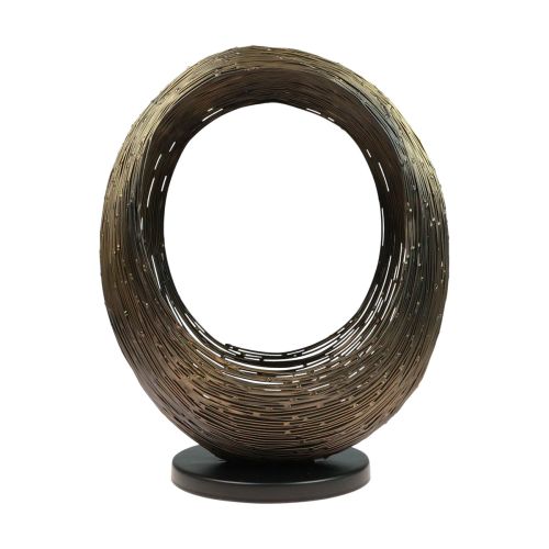 Floristik24 Lysestage metal dekorativ skulptur fyrfadsstage H33,5cm