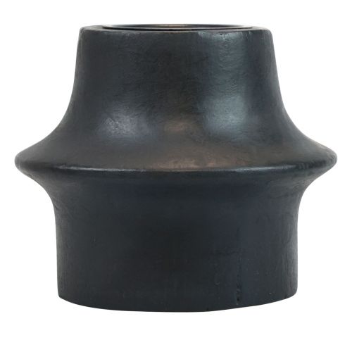 Artikel Fyrfadsstage sort lysestage keramik Ø12cm H9cm