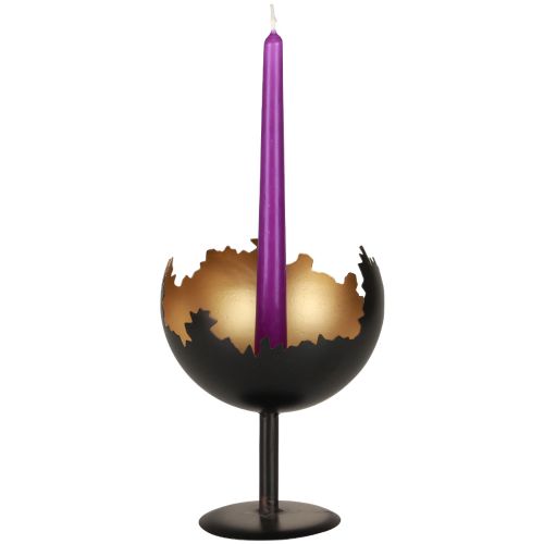 Floristik24 Borddekoration julelysestage metal 19cm Ø15cm