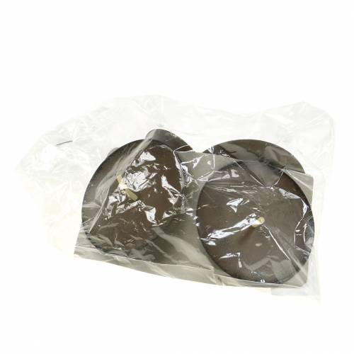 Artikel Plug-in lysestage 8cm brun 4 stk