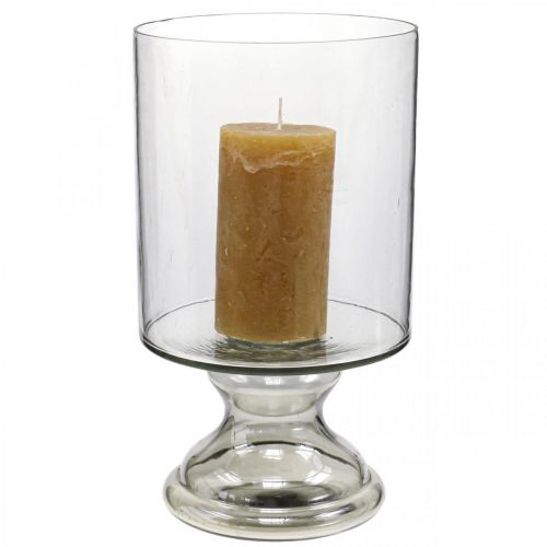 Artikel Wind light glas stearinlys glas tonet, klar Ø20cm H36,5cm