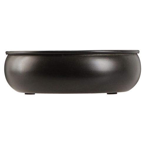 Artikel Lyseskål sort pind lysestage med magneter Ø20cm